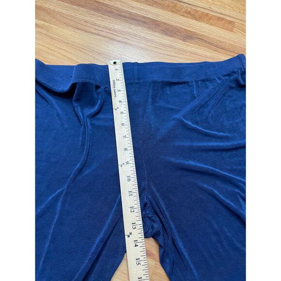 Chico's Travelers Women's 3pc Set Tummy Pant Tank Top Jacket Stretch 3 Blue - Picture 11 of 13